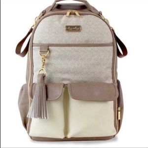 Itzy Ritzy Vanilla Latte Diaper Backpack